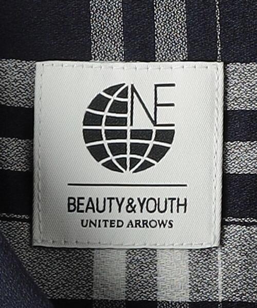 BEAUTY&YOUTH UNITED ARROWS(ビューティーアンドユースユナイテッドアローズ)の「<one BEAUTY&YOUTH> アムンゼン チェック キャンプカラー グランデシャツ(シャツ/ブラウス・メンズ・ネイビー・M/L/XL/S)」の6枚目の写真