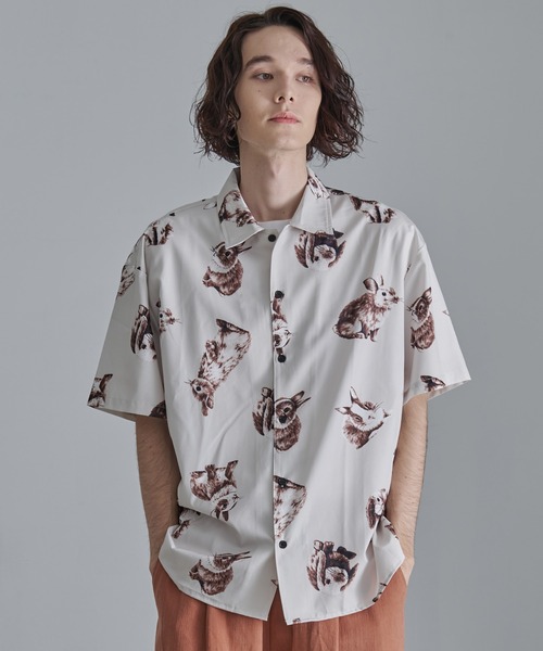 Revo.（レボ）の「【Revo.】アニマルパターン ショートスリーブ シャツ（シャツ/ブラウス・メンズ・B/E/D/C/A・L/M）」の2枚目の写真