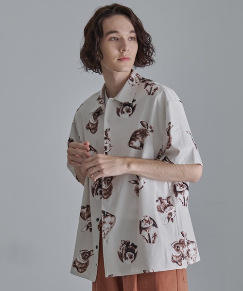 Revo.（レボ）の「【Revo.】アニマルパターン ショートスリーブ シャツ（シャツ/ブラウス・メンズ・B/E/D/C/A・L/M）」の6枚目の写真