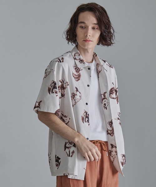 Revo.（レボ）の「【Revo.】アニマルパターン ショートスリーブ シャツ（シャツ/ブラウス・メンズ・B/E/D/C/A・L/M）」の9枚目の写真