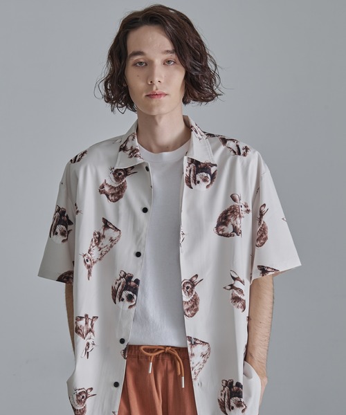 Revo.（レボ）の「【Revo.】アニマルパターン ショートスリーブ シャツ（シャツ/ブラウス・メンズ・B/E/D/C/A・L/M）」の13枚目の写真