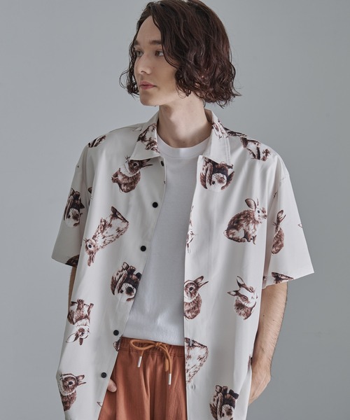 Revo.（レボ）の「【Revo.】アニマルパターン ショートスリーブ シャツ（シャツ/ブラウス・メンズ・B/E/D/C/A・L/M）」の15枚目の写真