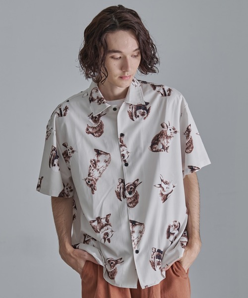 Revo.（レボ）の「【Revo.】アニマルパターン ショートスリーブ シャツ（シャツ/ブラウス・メンズ・B/E/D/C/A・L/M）」の16枚目の写真