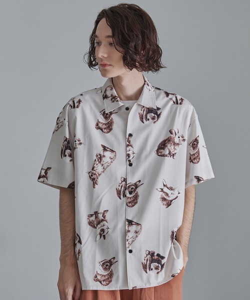Revo.（レボ）の「【Revo.】アニマルパターン ショートスリーブ シャツ（シャツ/ブラウス・メンズ・B/E/D/C/A・L/M）」の17枚目の写真