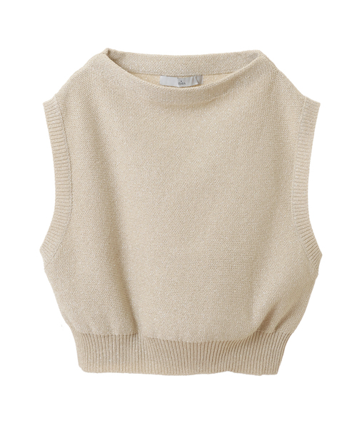 Tiara(ティアラ)の「ラメベスト(ニット/セーター・レディース・チャコールグレー/ゴールド・FREE)」の17枚目の写真