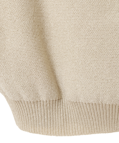 Tiara(ティアラ)の「ラメベスト(ニット/セーター・レディース・チャコールグレー/ゴールド・FREE)」の21枚目の写真