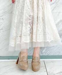 ◆厚底ヒールアップローファー 24SS