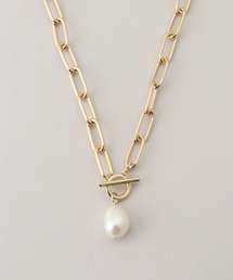 Simplicite | マンテルパールチェーンネックレス(ネックレス)
