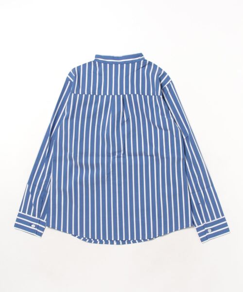 maarook(マルーク)の「ボールドストライプ蝶ネクタイ付スタンドカラーシャツ(シャツ/ブラウス・キッズ・ネイビー・140cm/150cm/160cm)」の8枚目の写真