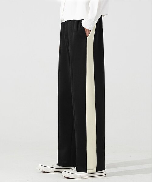 VENCEEXCHANGE（ヴァンスエクスチェンジ）の「ストレートラインパンツ（その他パンツ・レディース・グリーン/ブラック・L/M/S）」の5枚目の写真