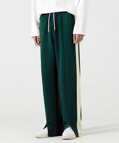 VENCEEXCHANGE（ヴァンスエクスチェンジ）の「ストレートラインパンツ（その他パンツ・レディース・グリーン/ブラック・L/M/S）」の9枚目の写真