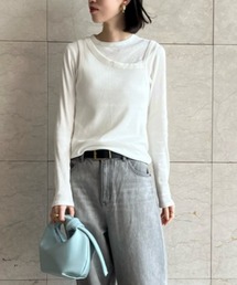 テレコロンTキャミレイヤードトップス【手洗い可能】