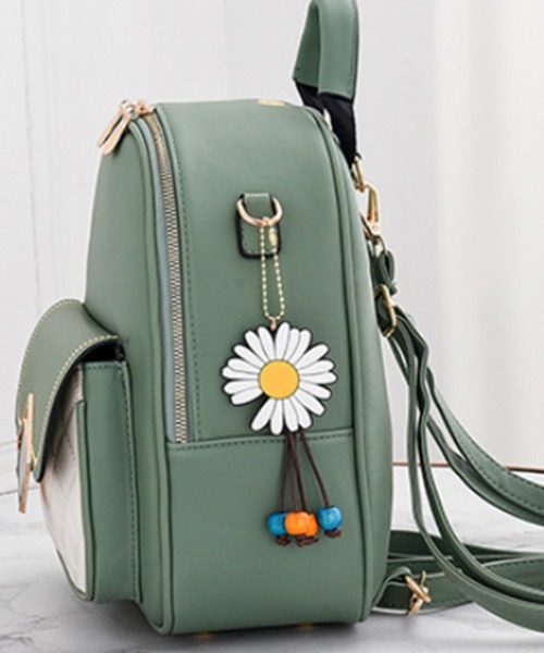Miniministore(ミニミニストア)の「ミニリュック バイカラー レディース(バックパック/リュック・レディース・ブラック/ピンク/レッド/ミント/アイボリー・FREE)」の16枚目の写真