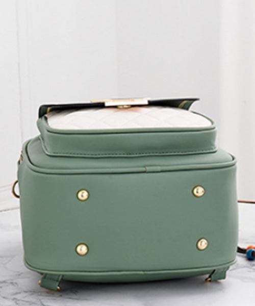Miniministore(ミニミニストア)の「ミニリュック バイカラー レディース(バックパック/リュック・レディース・ブラック/ピンク/レッド/ミント/アイボリー・FREE)」の17枚目の写真