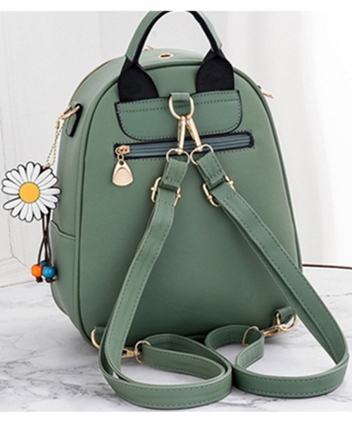 Miniministore(ミニミニストア)の「ミニリュック バイカラー レディース(バックパック/リュック・レディース・ブラック/ピンク/レッド/ミント/アイボリー・FREE)」の18枚目の写真