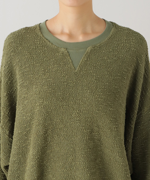 Deuxieme Classe（ドゥーズィエムクラス）の「【ASKK NY/エーエスケーケーエヌワイ】 Oversized sweat（スウェット・レディース・カーキ・FREE）」の11枚目の写真