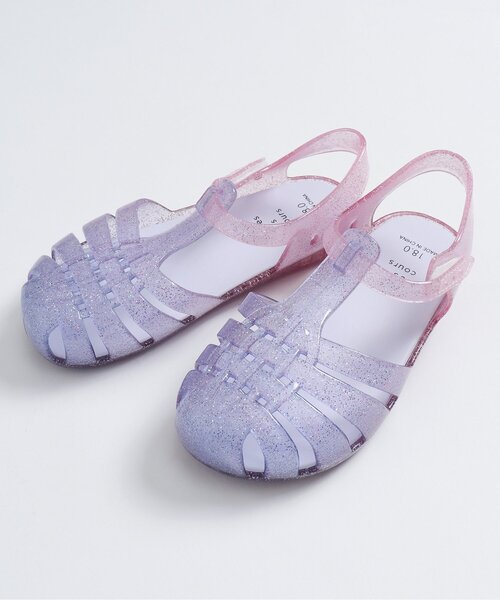 apres les cours（アプレレクール）の「ジェリーサンダル（サンダル・キッズ・ラベンダー/レインボー/アイボリー/ピンク/サックスブルー/ブラウン・14/16/18/17/19/21/15 /20）」の4枚目の写真