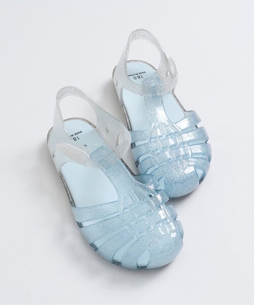 apres les cours（アプレレクール）の「ジェリーサンダル（サンダル・キッズ・ラベンダー/レインボー/アイボリー/ピンク/サックスブルー/ブラウン・14/16/18/17/19/21/15 /20）」の3枚目の写真