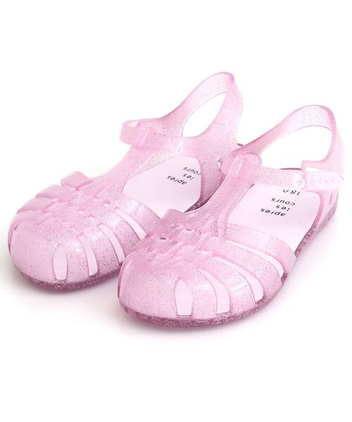 apres les cours（アプレレクール）の「ジェリーサンダル（サンダル・キッズ・ラベンダー/レインボー/アイボリー/ピンク/サックスブルー/ブラウン・14/16/18/17/19/21/15 /20）」の9枚目の写真