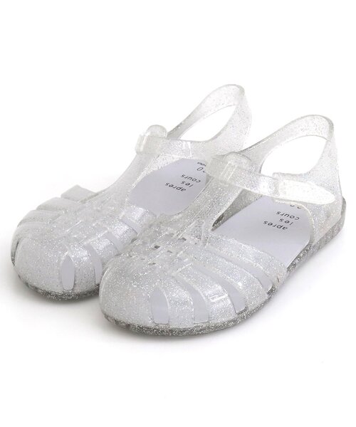 apres les cours（アプレレクール）の「ジェリーサンダル（サンダル・キッズ・ラベンダー/レインボー/アイボリー/ピンク/サックスブルー/ブラウン・14/16/18/17/19/21/15 /20）」の10枚目の写真