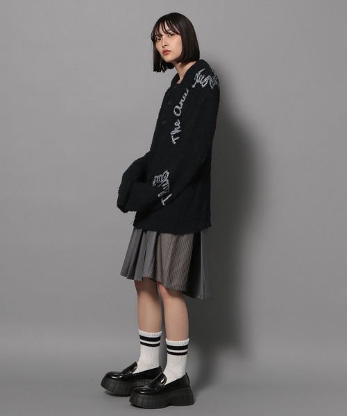 Anui（アニュイ）の「【UNISEX/2サイズ展開】BIGサークルロゴニット（ニット/セーター・レディース・ブラック/オフホワイト/ブルー・MEDIUM/LARGE）」の10枚目の写真