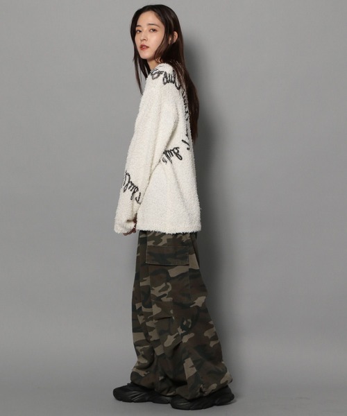 Anui（アニュイ）の「【UNISEX/2サイズ展開】BIGサークルロゴニット（ニット/セーター・レディース・ブラック/オフホワイト/ブルー・MEDIUM/LARGE）」の19枚目の写真