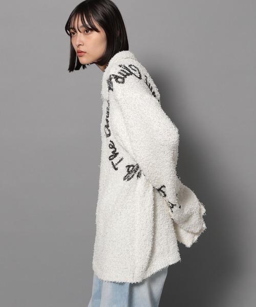 Anui（アニュイ）の「【UNISEX/2サイズ展開】BIGサークルロゴニット（ニット/セーター・レディース・ブラック/オフホワイト/ブルー・MEDIUM/LARGE）」の21枚目の写真