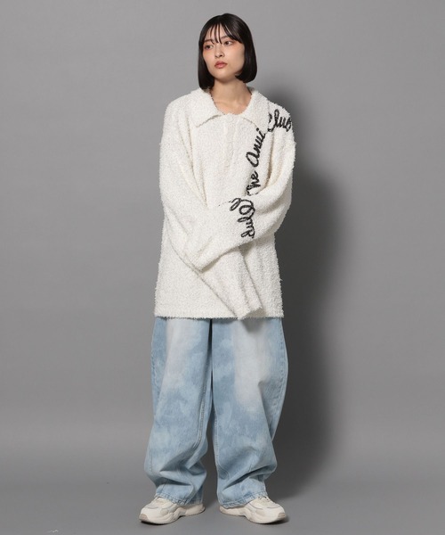 Anui（アニュイ）の「【UNISEX/2サイズ展開】BIGサークルロゴニット（ニット/セーター・レディース・ブラック/オフホワイト/ブルー・MEDIUM/LARGE）」の22枚目の写真