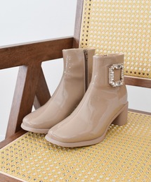 【Bridget Birkin】ビジューバックルレインブーツ(544105)