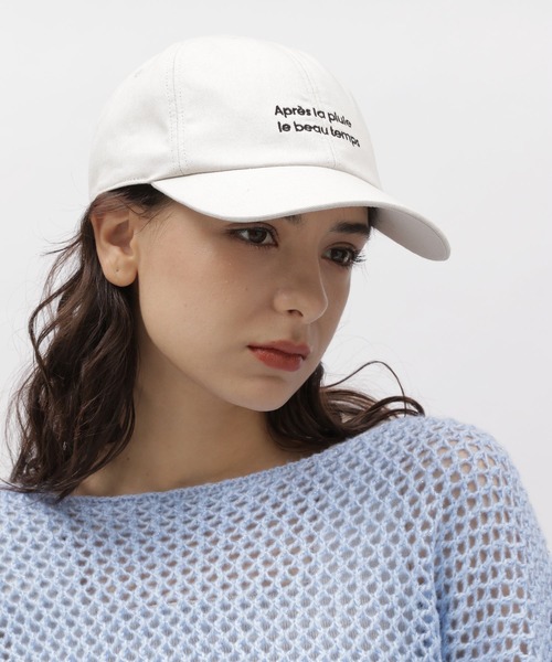 LAKOLE(ラコレ)の「アソートロゴキャップ / 103018(キャップ・レディース・ブラック/オフホワイト/ベージュ・FREE)」の1枚目の写真