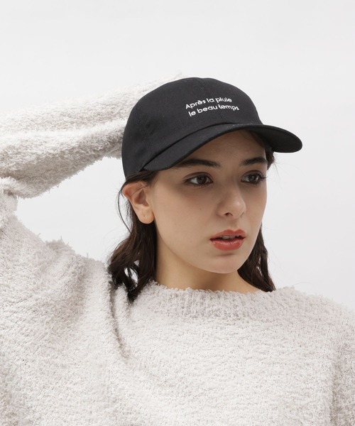 LAKOLE(ラコレ)の「アソートロゴキャップ / 103018(キャップ・レディース・ブラック/オフホワイト/ベージュ・FREE)」の4枚目の写真