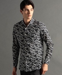 MONSIEUR NICOLE | グラフィカルプリント カッタウェイカラーシャツ(シャツ/ブラウス)