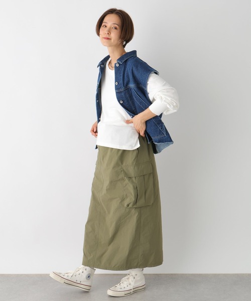 【美品】ビームスマタニティボトム　マタニティオールインワン セール】【産前・産後対応】マタニティ／ドッキングミリタリー