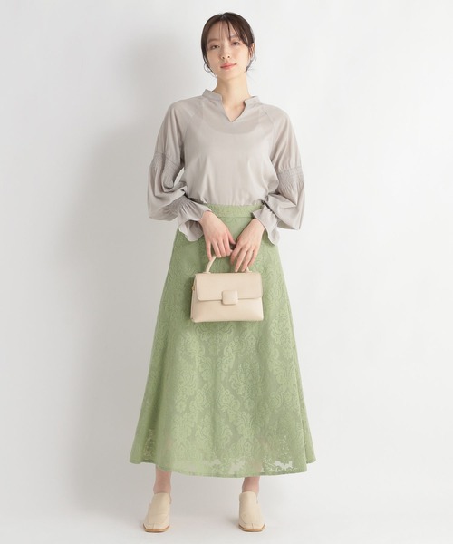 セール】レースナロースカート112589（スカート）｜Andemiu