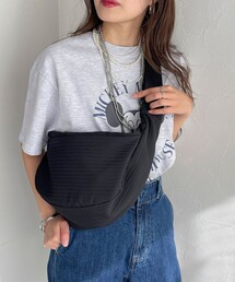 fredy emue | ボーダーキルトテープショルダーバッグ(ショルダーバッグ)