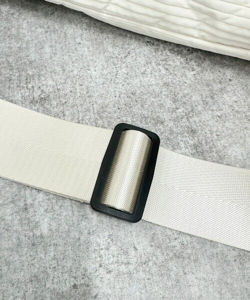 fredy emue（フレディエミュ）の「ボーダーキルトテープショルダーバッグ（ショルダーバッグ・レディース・アイボリー/ブラック・FREE）」の14枚目の写真