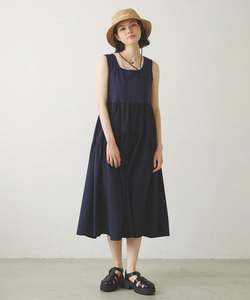 MILKFED.（ミルクフェド）の「LACE TANK TOP（タンクトップ・レディース・オフホワイト/ライトパープル/ブラック・ONE SIZE）」の16枚目の写真