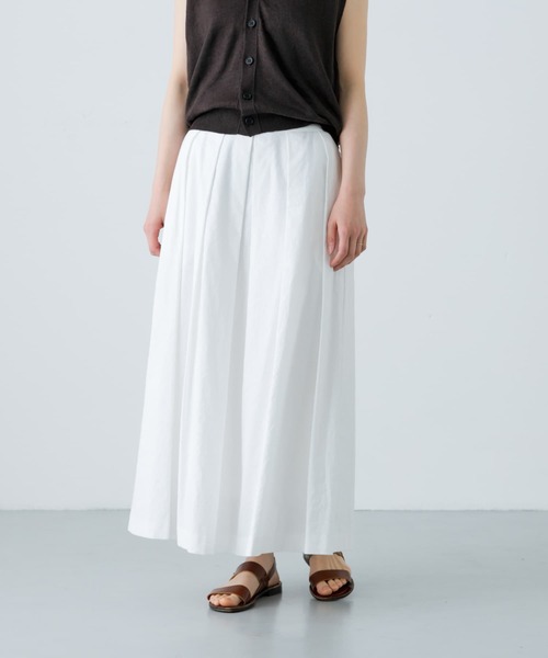 かぐれ（カグレ）の「リネンコットンタックスカート（スカート）」 - WEAR