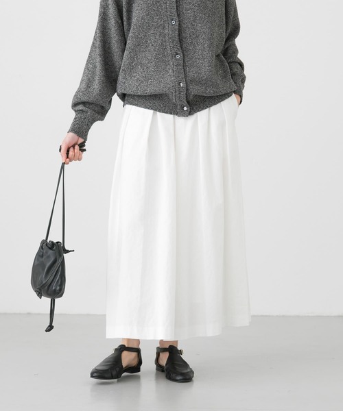 かぐれ（カグレ）の「リネンコットンタックスカート（スカート）」 - WEAR 