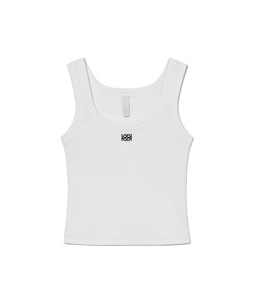 Kijun/キジュン Square-Neck Rib Tank Top タンクトップ