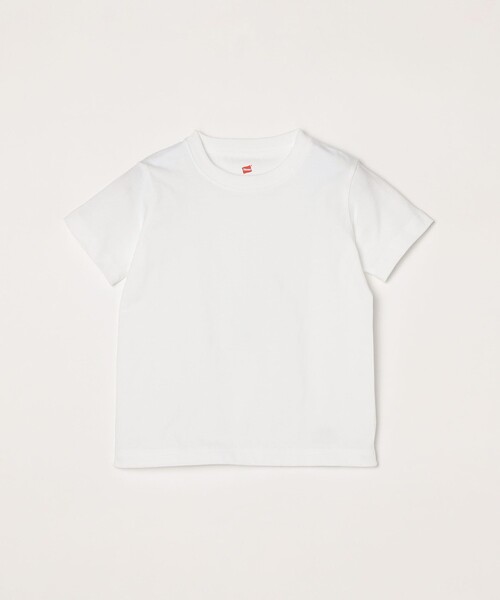 HANES(ヘインズ)の「HANES: BEEFY パック Tシャツ<KIDS>(Tシャツ/カットソー・キッズ・ネイビー/ホワイト/ライトグレー/ブラック・120/140)」の2枚目の写真