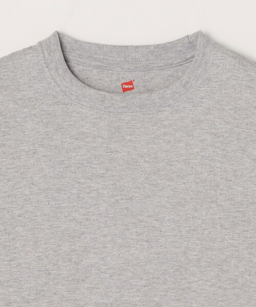 HANES(ヘインズ)の「HANES: BEEFY パック Tシャツ<KIDS>(Tシャツ/カットソー・キッズ・ネイビー/ホワイト/ライトグレー/ブラック・120/140)」の6枚目の写真