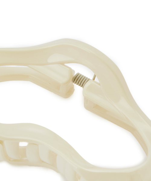 VIS（ビス）の「ニュアンスラインバンス（バレッタ/ヘアクリップ・レディース・ブラウン/キナリ/その他・FREE）」の6枚目の写真