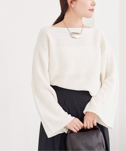 plage（プラージュ）の「《追加》テープヤーン ヨコアミボートネック