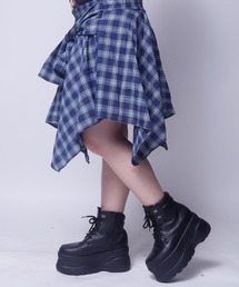 rovtski（ロフトスキー）の「Z)【BLINGLEADS】ABL21469 腰巻きシャツ風スカート（スカート）」