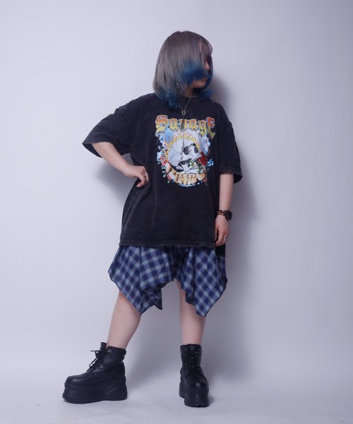セール】Z)【BLINGLEADS】腰巻きシャツ風スカート（スカート