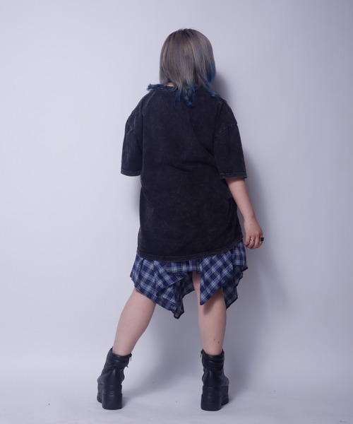 セール】Z)【BLINGLEADS】腰巻きシャツ風スカート（スカート