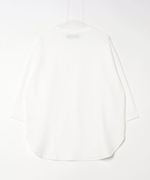 many men many mind（メニーメンメニーマインド）の「many men many mind /膨れJQDルーズシルエット ハンパ袖クルー（Tシャツ/カットソー・メンズ・ブラック/ホワイト/グリーン/ベージュ・MEDIUM/LARGE/X-LARGE）」の8枚目の写真