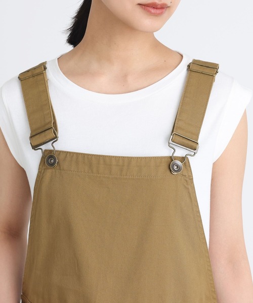 n'OrLABEL(ノアールレーベル)の「『ツイルフレアジャンパースカート』(ジャンパースカート・レディース・ブラック/キャメル・1/2)」の7枚目の写真