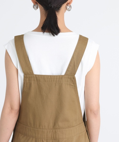 n'OrLABEL(ノアールレーベル)の「『ツイルフレアジャンパースカート』(ジャンパースカート・レディース・ブラック/キャメル・1/2)」の8枚目の写真